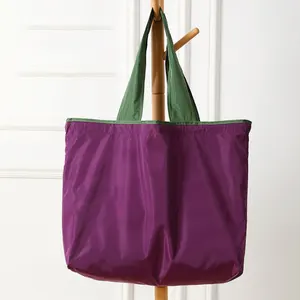 环保超市购物袋时尚单肩包可折叠便携防水手提袋