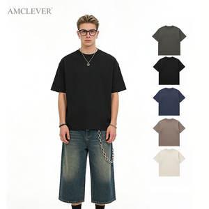 Camiseta Waffle de Peso Pesado para Hombre, Estilo Vintage, Texturizada, con Logotipo Bordado Personalizado, <span class=keywords><strong>Camisetas</strong></span> Casuales Holgadas para Hombre - Product Image 5