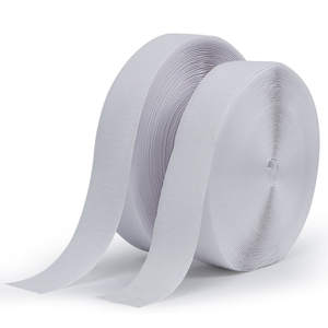 Ventes en gros de rubans auto-agrippants tissés non adhésifs pour machines à coudre, attaches pour vêtements, accessoires blancs, support OEM ODM - Product Image 4