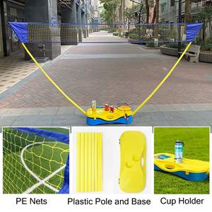 Red de Bádminton Plegable 2 en 1, Portátil, de 3x1.5m, Material Plástico + PE, para Deportes Familiares en el Patio Trasero - Product Image 3