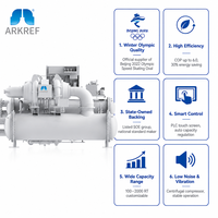 Prix du refroidisseur d'eau centrifuge Arkref Factory, refroidisseur d'eau de 400 kW à 3484 kW pour la climatisation des centres de données