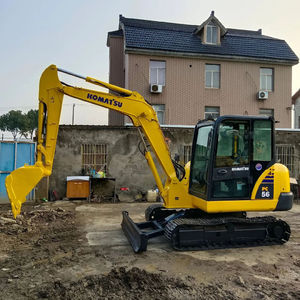 รถขุดขนาดเล็ก Komatsu PC56 5 ตัน มือสอง สภาพดี ขายดี พร้อมเกียร์ ปั๊ม PLC ราคาดี - Product Image 1