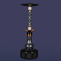 Nouveau design 2016 – Chicha en alliage d'aluminium de grande taille, couleurs assorties, ensemble complet pour fumer – Vente en gros de haute qualité