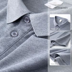 เสื้อโปโลกอล์ฟโพลีเอสเตอร์แบบยูนิเซ็กซ์ ขายส่ง OEM แบบเรียบ ไม่มีลาย รับสกรีนโลโก้ตามสั่ง - Product Image 2