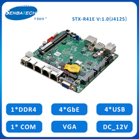 Carte mère de pare-feu Pfsense STX-R41E J4125 avec Celeron J4125 4 Lan VGA Mini-pcie 120*120mm Mini Itx