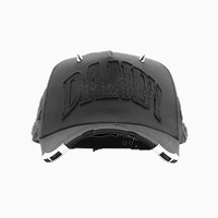 Cappelli da Baseball Personalizzati Stile Distressed con Chip NFC di Qualità G5, Set Completo, Ricamo Rico O Muerto Mz, con Spilla in Metallo - OEM ODM Disponibili