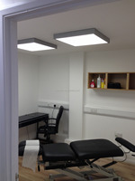 Plafonnier LED plat mince à bord lumineux carré, cadre en aluminium 60x60 600x600, dimmable