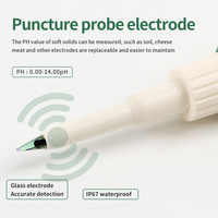 YY-1030 Intelligente Draagbare Voedsel Ph Meter Roestvrij Staal Elektronische Achtergrondverlichting Display Nieuw Voor Kaas Vlees Fruit Hoge Nauwkeurigheid