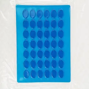 OEM Factory Customize Shape Blue Soft Gel Sheets Pad Gel Seat Cushion Motorcycle