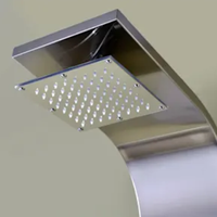 Système de panneau de douche thermostatique en acier inoxydable le plus vendu