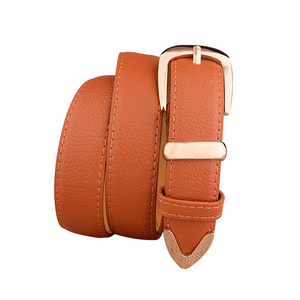 Cinturón de piel sintética con hebilla de Pin personalizada Unisex, cinturón de talla grande con estampado de página completa, sencillo y a la moda - Product Image 4