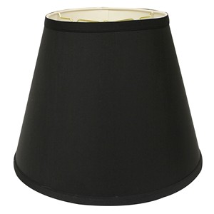 16 \ "HMS nero con paralume in Shantung a inclinazione profonda impero bianco eleganti cover e sfumature - Product Image 1