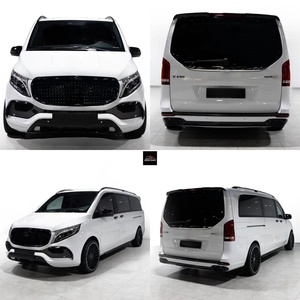 Kit de carrocería completo de Gran venta para Mecedes-benz 2014 + V Class Metris Vito W447, actualización a rejilla de parachoques delantero y trasero estilo Maybach, 1 Juego - Product Image 6