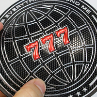 Usine TPU Patches En Gros Fer Sur La Conception Nom De Marque Personnalisé Avec En Relief 3D Silicone Club Logos Transfert De Chaleur TPU Logo