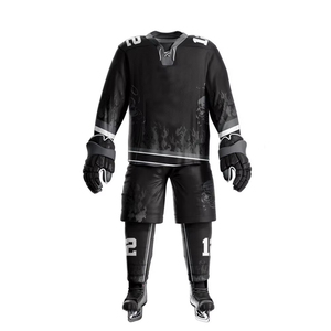 Servicio OEM Personalizado, Jersey de Hockey Ecológico de Secado Rápido, Sin Costuras, Elástico en Cuatro Direcciones, con Transferencia de Calor, 100% Poliéster Tejido - Product Image 1