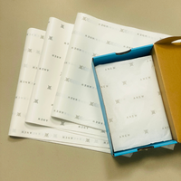 Matériau dégradable respirant en papier Glassin transparent étanche à l'humidité et à la moisissure pour l'emballage des chaussures