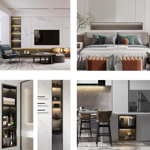 <span class=keywords><strong>Niche</strong></span> murale en acier inoxydable 304 directe d'usine Design moderne intégré étanche carrelage de <span class=keywords><strong>douche</strong></span> étanche salle de bain <span class=keywords><strong>niche</strong></span> encastrée - Product Image 3