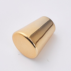 Round <b>Gold</b> Furniture Handle For Drawer Minimalist Design Durable Plastic Knob - Product Image 3
