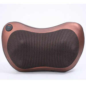 Neck Massage Pillow Rose Gold USB Rechargeable Heating Mechanical Massage For Neck Waist Back - Product Image 1
