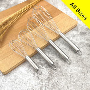 <span class=keywords><strong>Batteur</strong></span> à œufs <span class=keywords><strong>manuel</strong></span> en acier inoxydable 6/8/10/12 pouces - Product Image 1