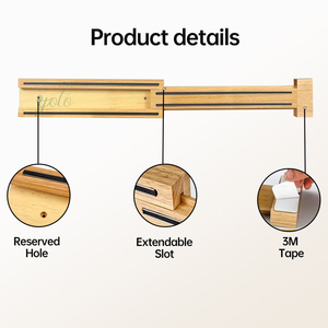 Porte-<span class=keywords><strong>couteau</strong></span> universel magnétique extensible en acier inoxydable, bande de rangement facile des couverts avec <span class=keywords><strong>repose</strong></span>-fourchette, vente en gros - Product Image 3
