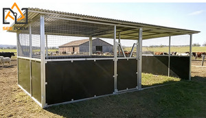 Écuries portables pour chevaux en plein air, panneaux d'écurie, abris pour chevaux, écuries modulaires avec toit pour le bétail - Product Image 4