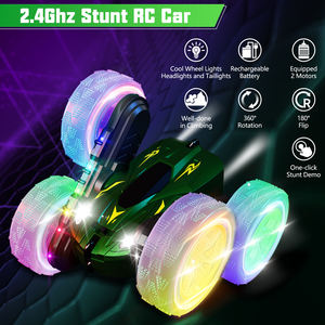 Mobil Remote Control, mobil RC off road, dua sisi 360 flip, truk Monster 4WD <span class=keywords><strong>2</strong></span>.4Ghz Rock Crawler dengan lampu depan - Product Image 2
