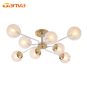 Camera da letto in stile nordico di tendenza camera da letto negozio di abbigliamento per la casa lampada a sospensione moderna in vetro a sospensione - Product Image 5