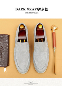 S0017X Nuove Scarpe da Uomo in Pelle Morbida, Suola Morbida, Resistenti all'Usura, Slip-on per Affari, Relax e Tempo Libero - Product Image 3