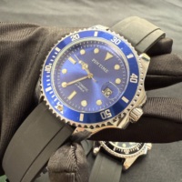 OEM ODM Hochwertige Marke Automatische mechanische Uhr 43mm schwarzer Keramik ring Saphirglas Custom Herren uhr