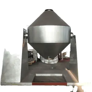 Low Temperature Edible Double Vacuum Conical Rotating Food Machine Catalyzer Salt Cone Rotary Dryer