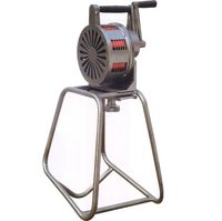 Alarme d'attaque aérienne manuelle à manivelle, support de montage, son puissant, en métal, portable, sirène