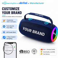 Altavoz Portátil de Calidad Premium con Entrada USB/AUX, Sonido Estéreo Inalámbrico, Diseño Resistente a Golpes, Personalización de Logotipo