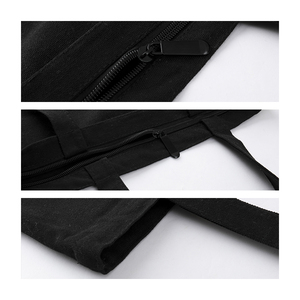 Bolsa de lona lisa de algodón de alta resistencia reciclada para verano, venta al por mayor, bolsas de compras impresas con logotipo personalizado promocional, venta al por mayor, 2017 - Product Image 2