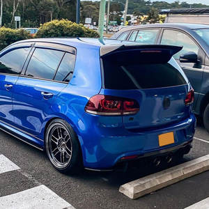 Spoilers de voiture Factory Direct PP Plastic Carbon Fiber Looks GTR Style Rear Roof Spoiler Wing for <span class=keywords><strong>Golf</strong></span> 6 MK6 GTI 2008-2013 - Product Image 5