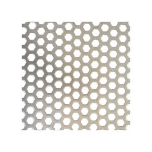 1mm 2mm lỗ trang trí dây thép không gỉ tổ ong lưới kim loại mạ kẽm đục lỗ nhôm 1mm 2mm lỗ - Product Image 2