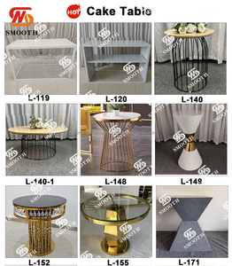 Mesa de Comedor de Acero Inoxidable Dorado de Lujo con Diseño Nuevo y Elegante para Bodas - Product Image 4
