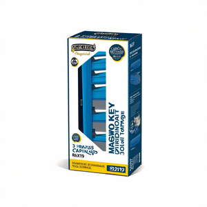 Fami Master Key Comfort <b>Drawer</b> Cabinet 36X27 3 <b>Drawers</b> Capri Blue Ral5019 <b>Tool</b> Storage - Product Image 2