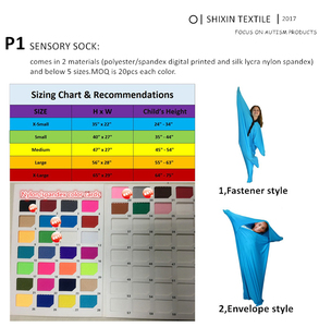 Otizm duyusal terapi ürünleri fabrika özel dijital baskı dikişsiz duyusal vücut çorap giyim otizm yetişkin çocuklar için - Product Image 5