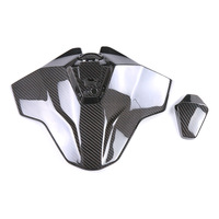 Cache-selle en fibre de carbone 3K pour moto S1000RR, modèle modifié, en carbone sec noir sergé, finition brillante légère