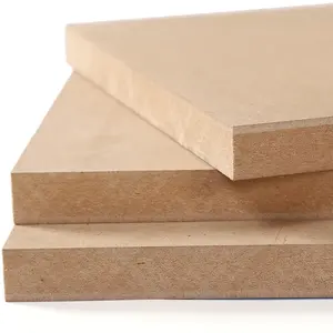 中密度纤维板/半硬板纤维板类型和室内用途4x8装饰墙板中密度纤维板