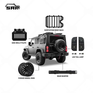 High Quality Auto Exterior Parts Off Road Upgrade Bodykit Roof <b>Rack</b> Rear Bumper Kit <b>for</b> 212 Accesorios SAP-BAW-3 4X4 Off Road Up - Product Image 1