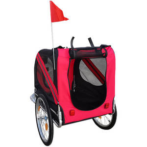 <span class=keywords><strong>Remorque</strong></span> à vélo <span class=keywords><strong>tout</strong></span>-<span class=keywords><strong>terrain</strong></span> pour chien avec cadre en tissu et personnalisation OEM pour chiens moyens/grands, pneus larges et système de suspension - Product Image 6