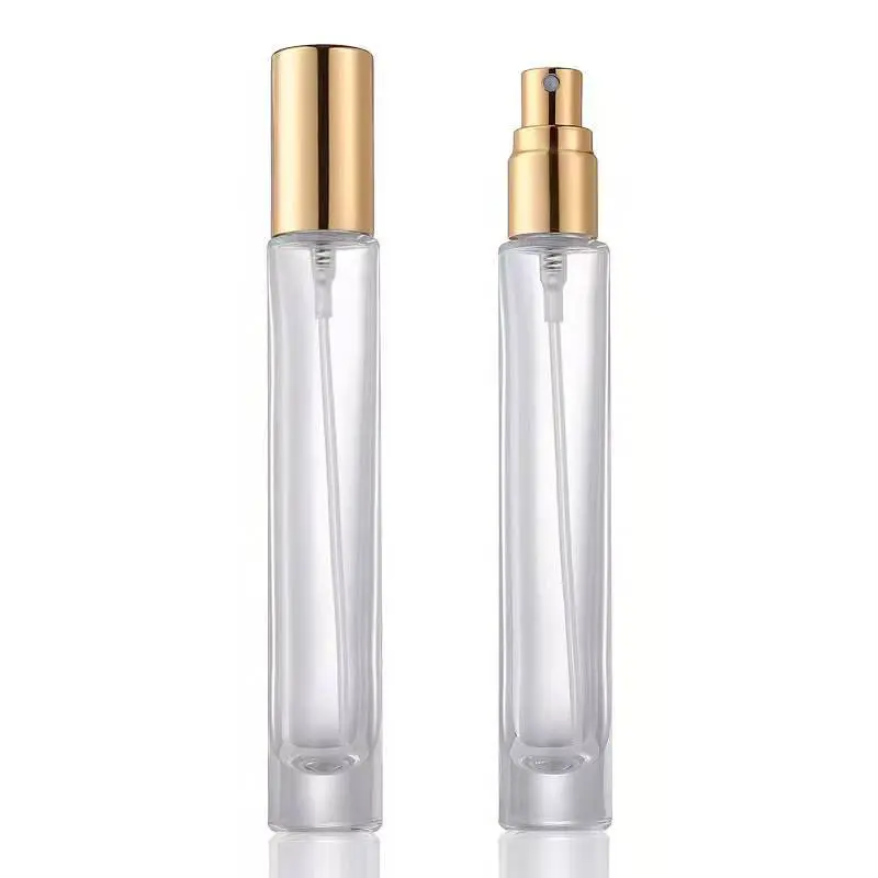10Ml Schroefdop Aangepaste Hoge Kwaliteit Glas Parfum Glazen Fles Met Pomp Spuit