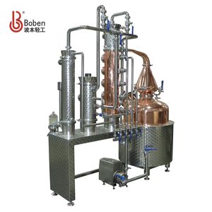 Destilador de cobre rojo Boben 200L 52Gal Alcohol multifuncional para <span class=keywords><strong>whisky</strong></span>, ginebra, ron, vodka - Product Image 4