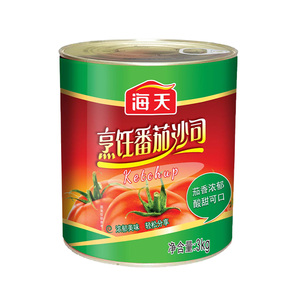OEM chấp nhận được sản xuất của đóng hộp nước sốt cà chua trong 3kg tins kích cỡ khác nhau bao bì có sẵn - Product Image 4