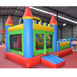 Castello Gonfiabile 6x7m Brevettato, Classico Rosso e Blu, con Scivolo - Il Più Venduto - Product Image 3