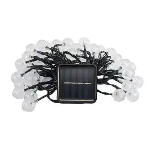 Bombillas solares al aire libre luces decorativas de vacaciones lámpara de Navidad luces de cadena 8 modos globo Luz de hadas LED