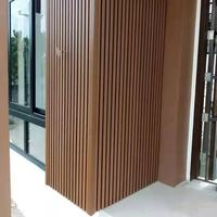 Panneaux muraux WPC à rainures et languettes, faible entretien, design moderne, étanches pour l'extérieur, revêtement extérieur résistant aux UV pour façades de bâtiments