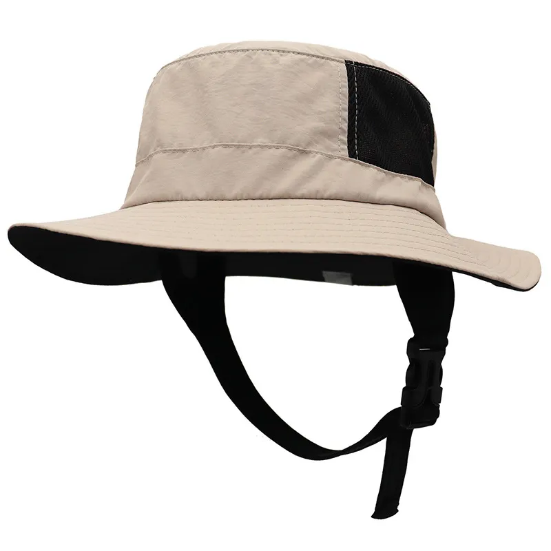 2023 sıcak satış toptan özel nakış logosu düz donanma siyah kova erkekler bayanlar için Brim şapka sörf şapka